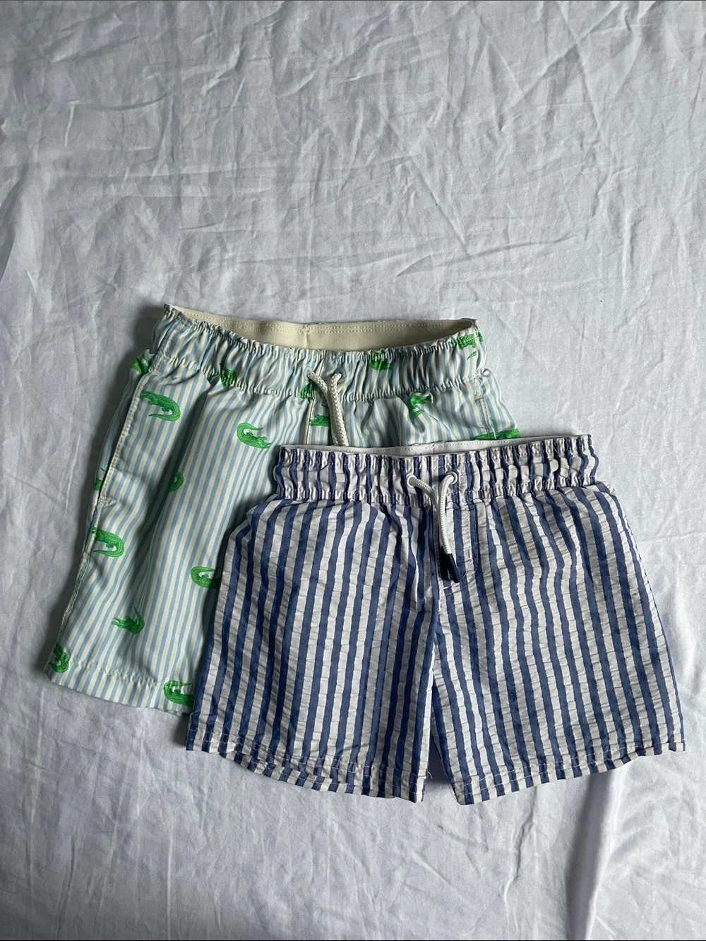 CAT & JACK Swim Suits Shorts Trunks Bundle Lot Blue Green Bathing Suits
